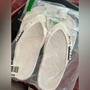 Crocs Platform Flip Flops • NWT • Size 10